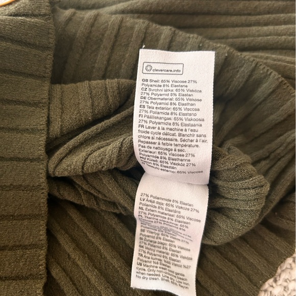 LOS ANGELES Atelier cropped green button up cardigan size small - Picture 8 of 9